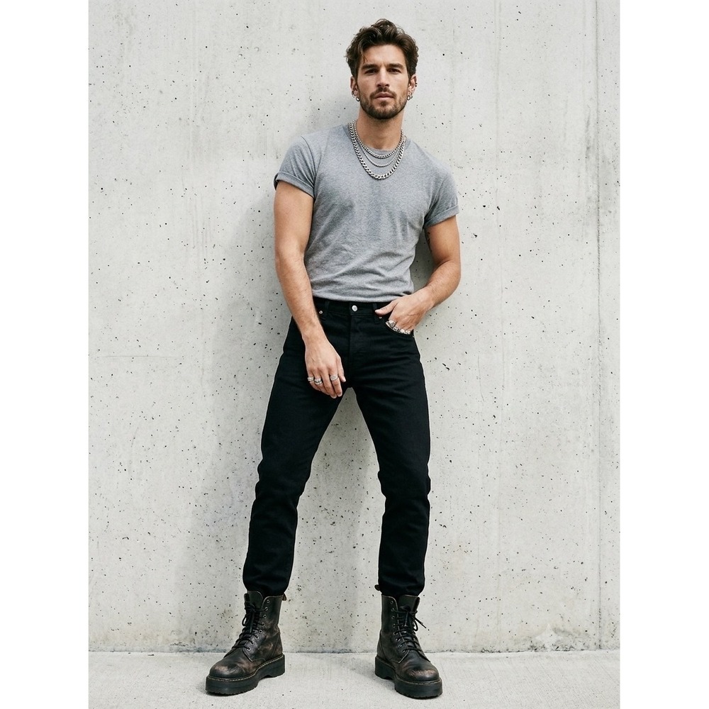 Buck Mason "Maverick Slim" Black Denim Jeans - Men's Size 33